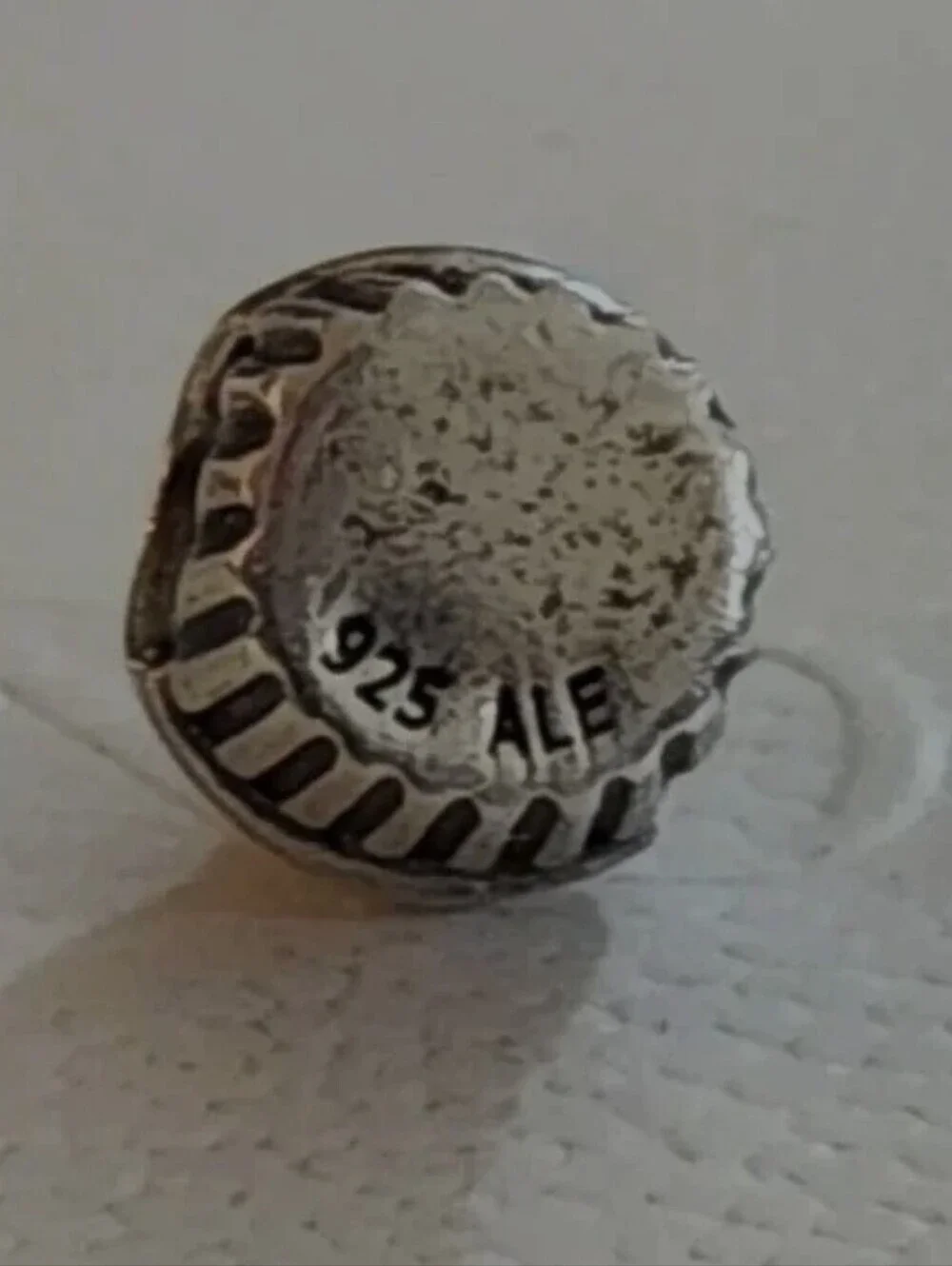 Authentic Pandora Two-Tone Cupcake Charm